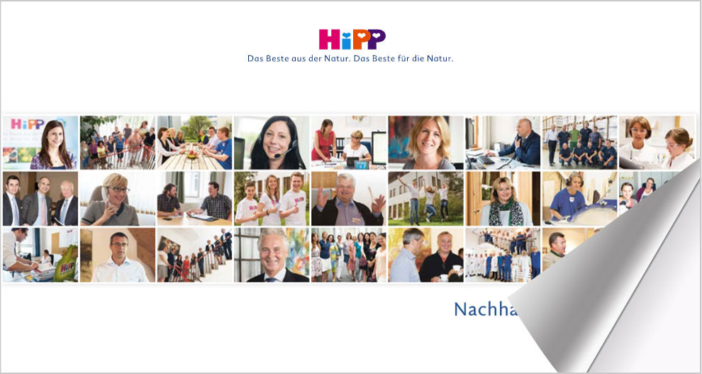 A collection of photographs arranged in a grid, each depicting different individuals in various settings, with the word "hipp" prominently displayed at the top.