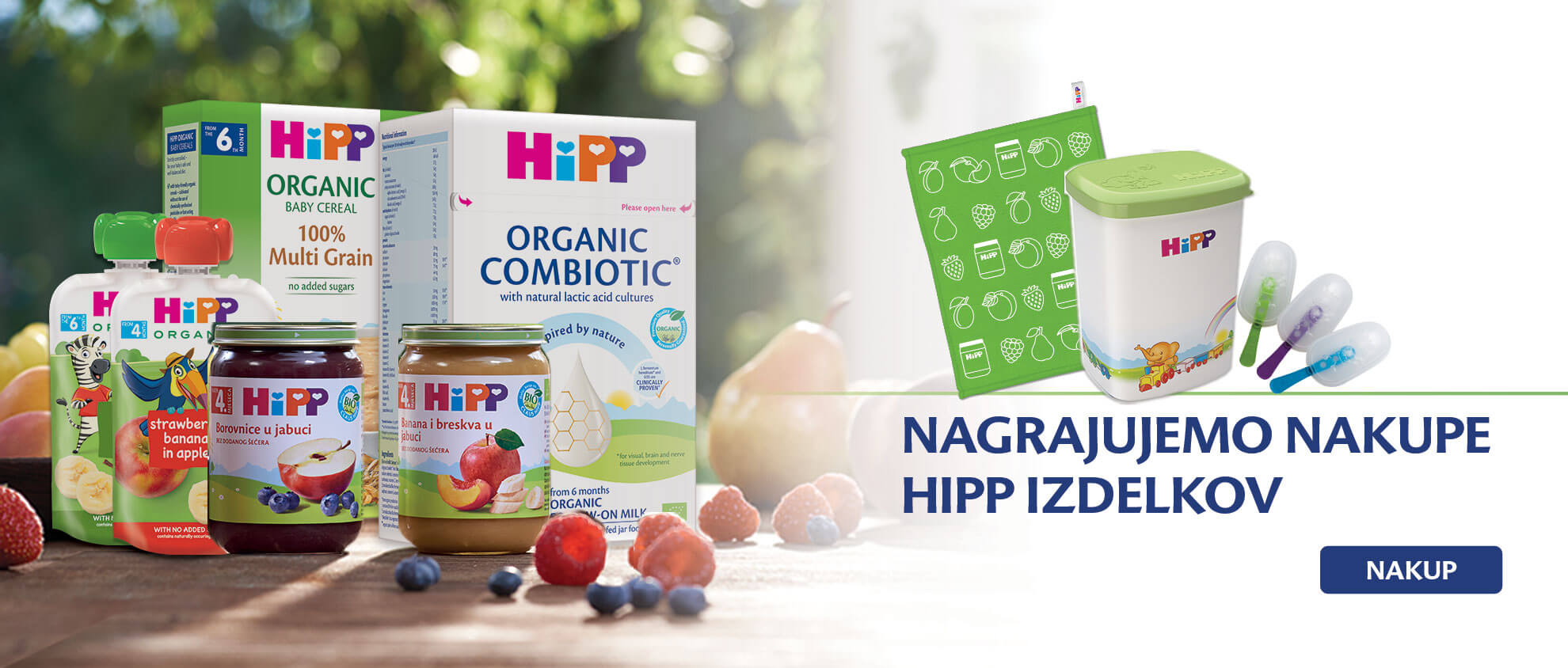 HiPP nagrajuje nakupe v sodelovanju z Mojo lekarno